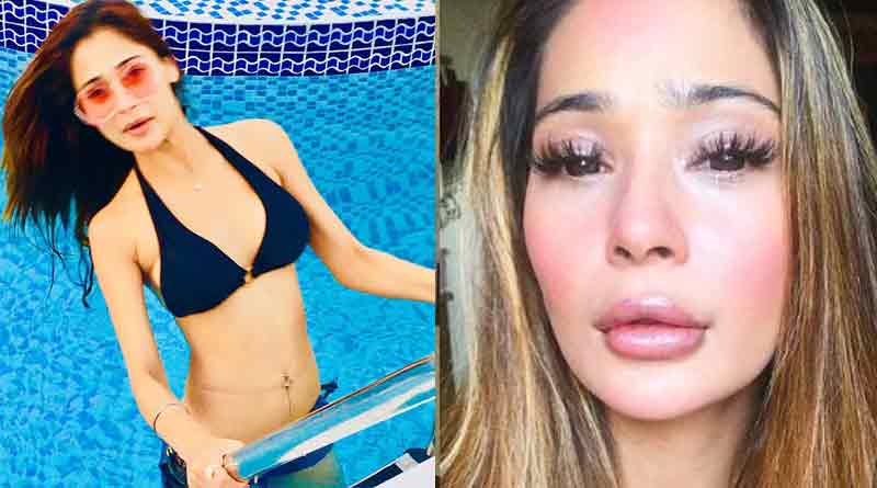 Sara Khan trolled for plastic surgery