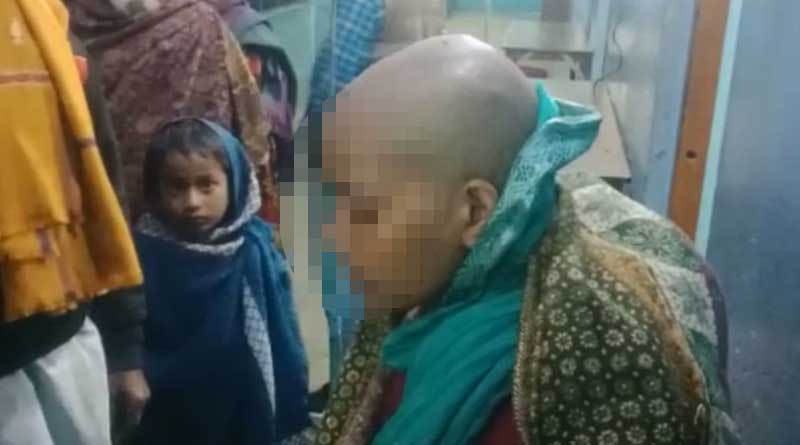Man shaves wife's head