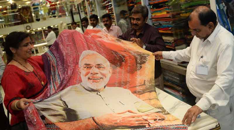 Modi Sari a hit in election season