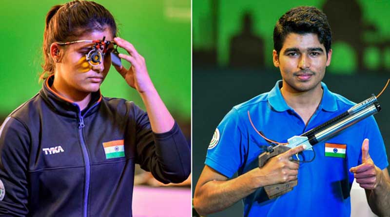 Manu Bhaker, Saurabh Chaudhary win gold