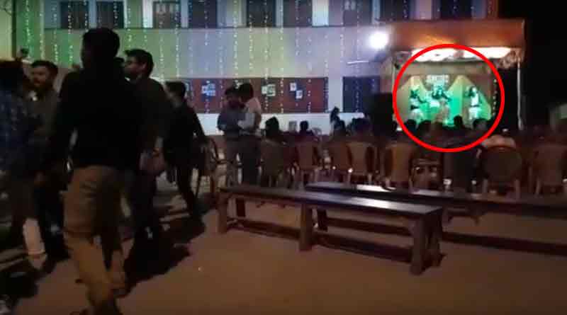 DJ in Saraswati Puja at govt college