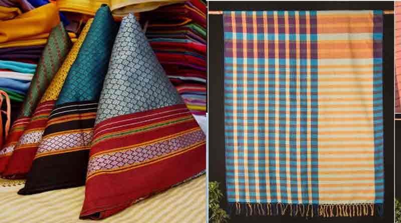 Glimpse of different hand-loom sarees