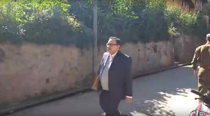 Rajeev Kumar and Kunal Ghosh at CBI office
