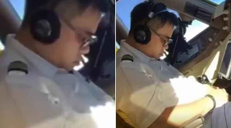 Pilot fell asleep in cockpit 