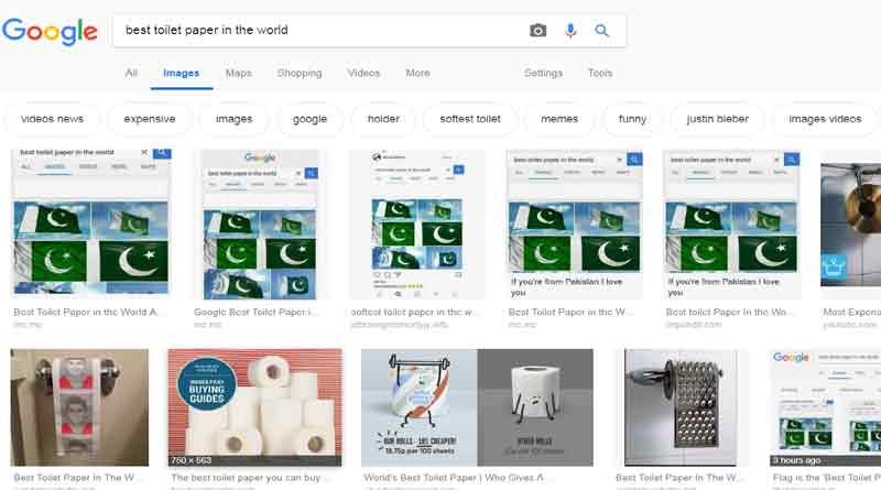 Search best toilet paper in the world