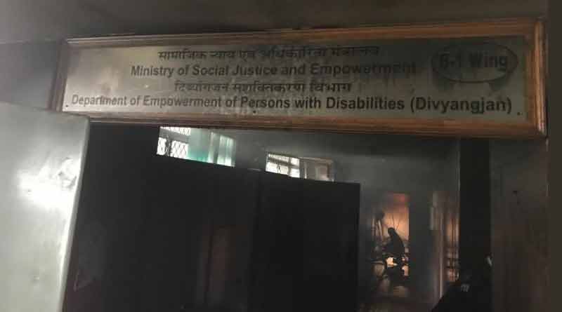 Fire engulfs CGO Complex in Delhi 