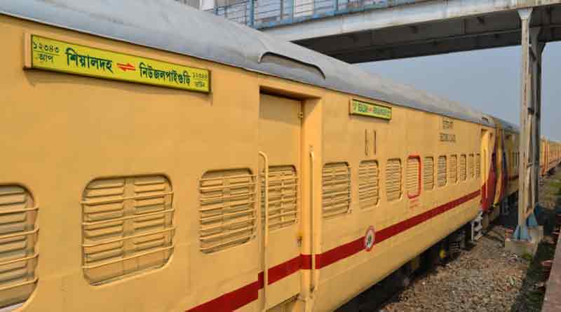 Indian Railway change the colour of Darjeeling Mail