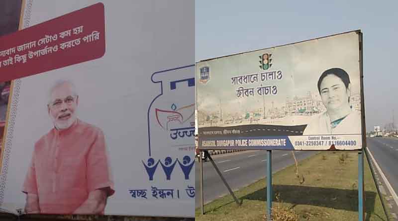 Row over Modi-Mamata posters 