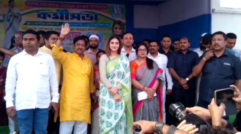 Trinamool candidate Nusrat Jahan starts temple hopping