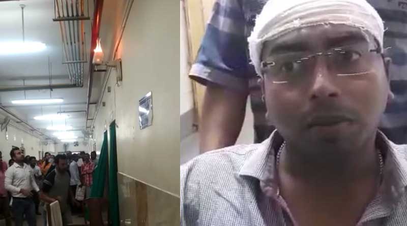Fire in Murshidbad Medical College