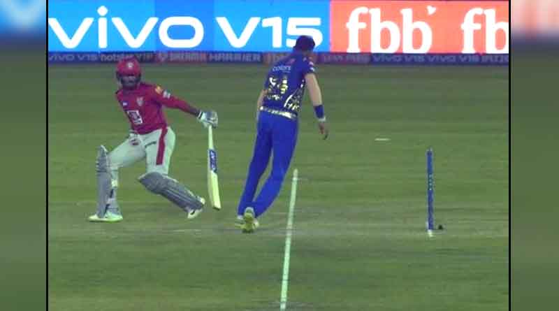 Another Mankad incident! Now the bowler is Krunal against Mayank