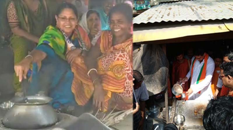 TMC and BJP candidate of Bangao starts campaign