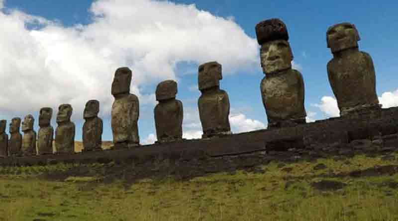 Climate change affects on natural sculpture in Chile 