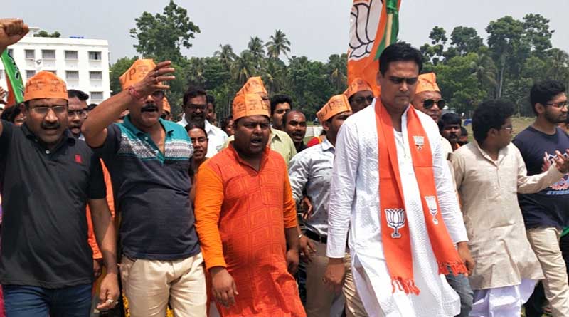 BJP candidate Shantanu Thakur starts campaign Ghaighata