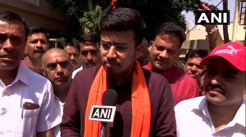 Tejasvi Surya is BJP candidate in the high-profile Bangalore South.