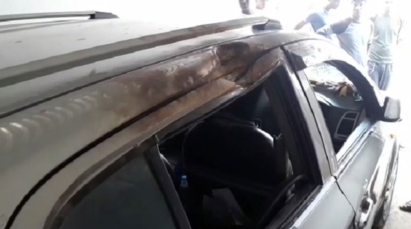 Bomb charged in TMC leader's car at Birbhum's Dubrajpur
