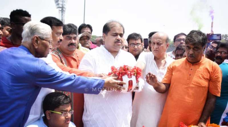 Bar Pujo being celebrated in Maidan on bengali new year
