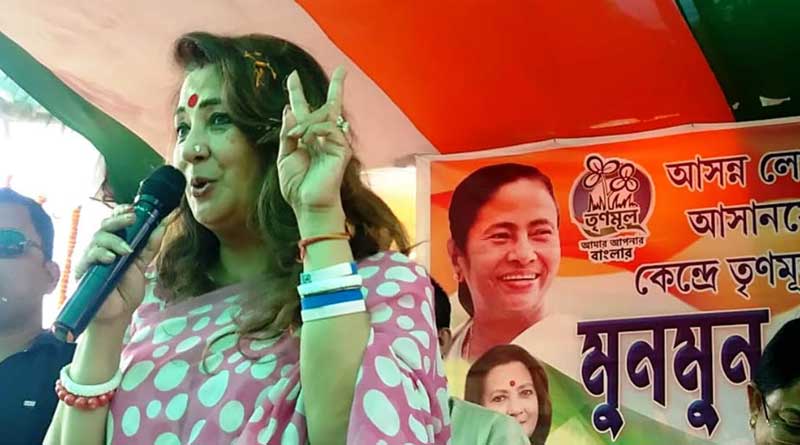 TMC candidate Moon Moon Sen preferred chiffon for campaign