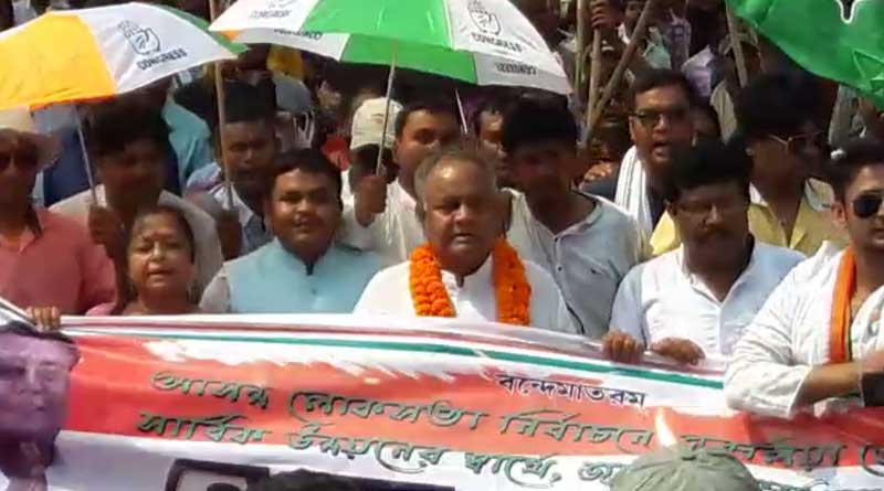 Purulia left and Congress candidates files nomination