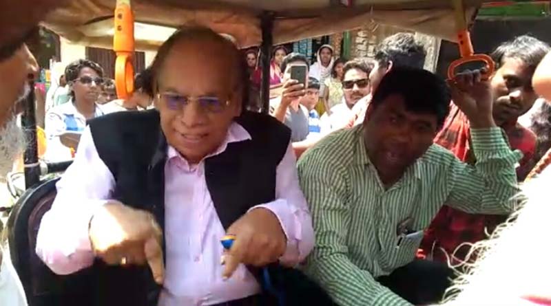Chaos in Congress candidate Abu Hasem Khan Chowdhury's rally