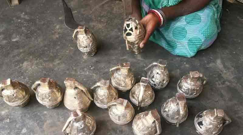 Docra sculptors are making model grenade ahead of election