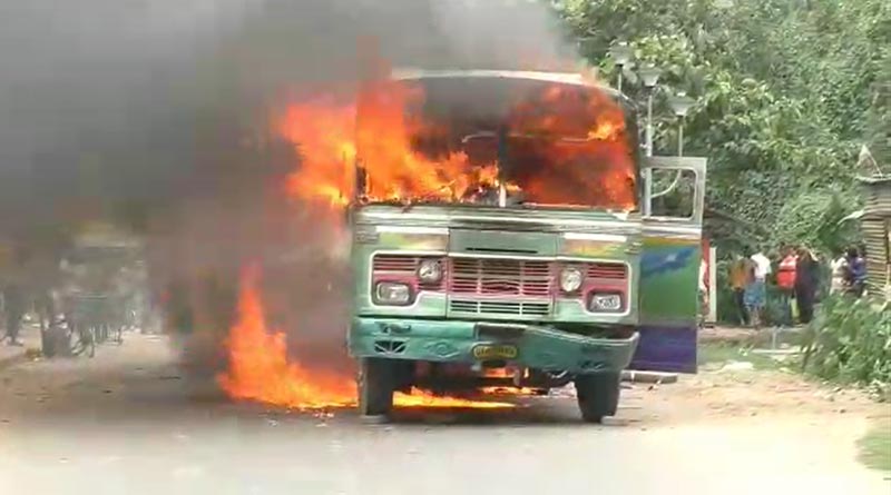 A school student died in a road accident at Bolpur