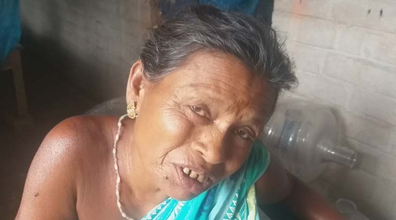 A woman injured after a crocodile attacked her in South 24 Pargana