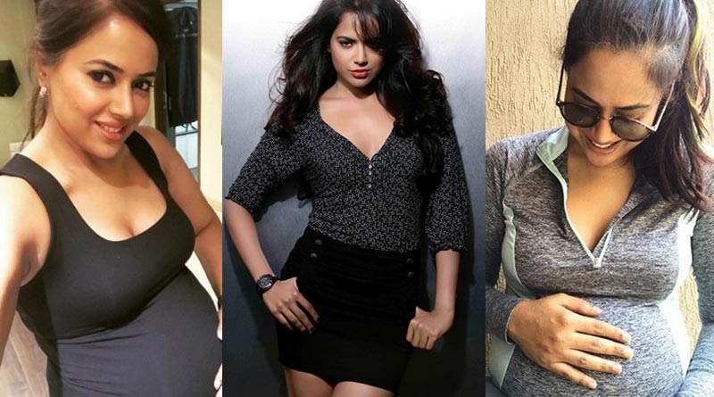Sameera Reddy flaunts her baby bump in her Instagram posts