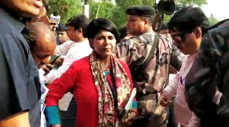 Bharati Ghosh attacks TMC's star candidate Nusrat Jahan at Hasnabad