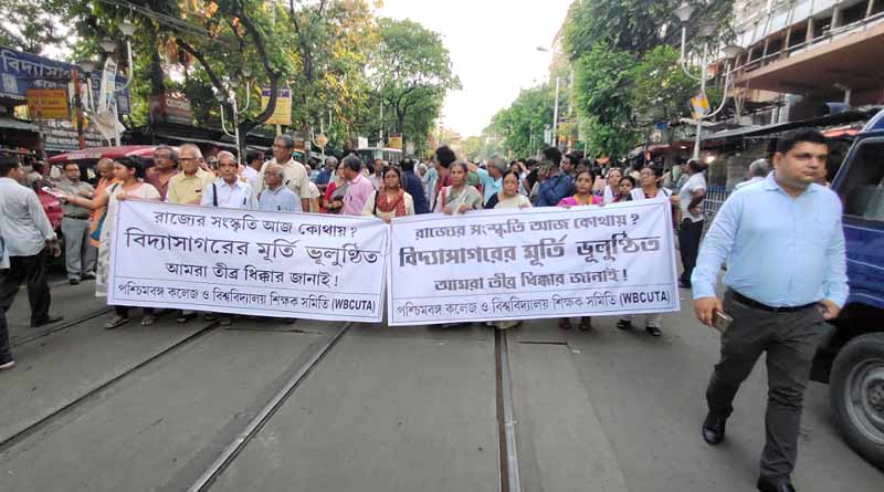 Ex-teachers, students condemn Vidyasagar bust vandalization
