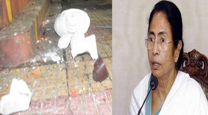 Mamata Banerjee writes a poem over Vidyasar's statue vandalism