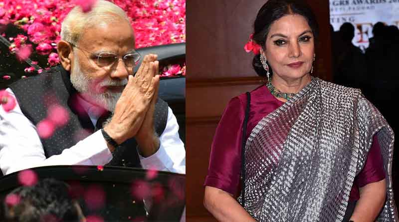 Actress Shabana Azmi trolled for congratulates Narendra Modi