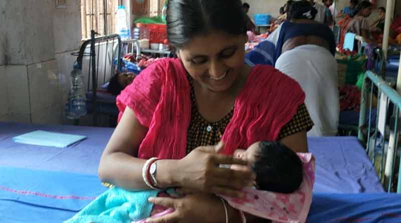 After critical operation a baby girl born at Bongaon Hospital