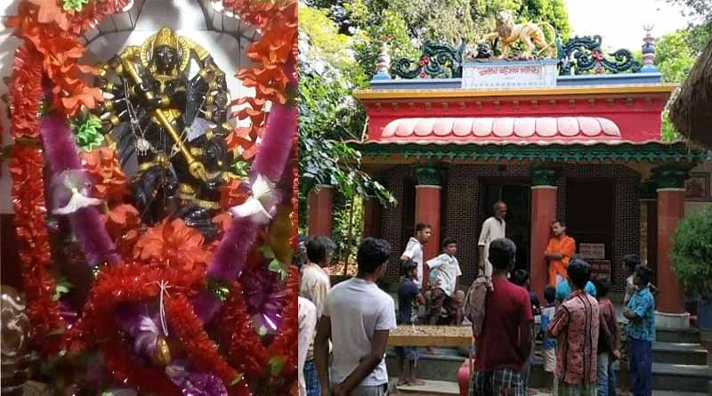 Robbers sweep clean temple in Katwa, locals stage protest