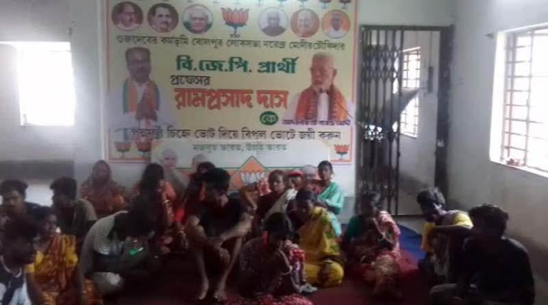 Panicked villagers leave home after BJP, Trinamool clash