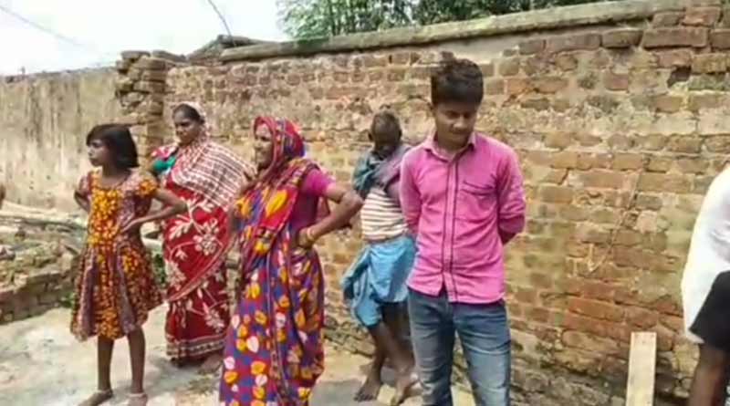 Clash between TMC and BJP worker at Birbhum's Sainthia