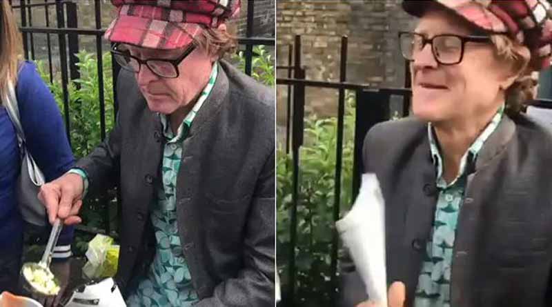 Man selling 'Jhalmuri' outside the Oval surprises Indian Cricket fans