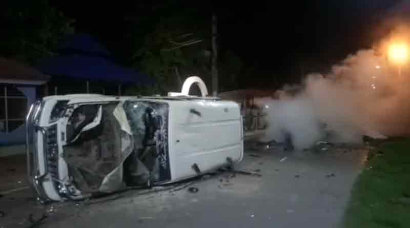 Clash between TMC and BJP workers in Nadia's Kalyani