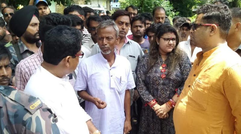 A BJP worker allegedly killed by TMC goons in khandaghosh area.