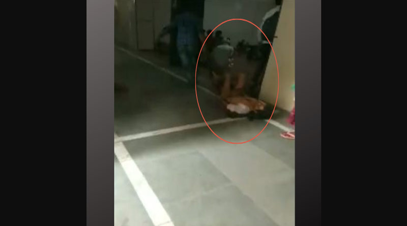 Jabalpur hospital staff drags patient for X-Ray on bed sheet