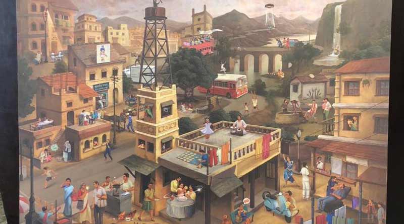 Find this out, this viral painting has 40 best Indian ads hidden