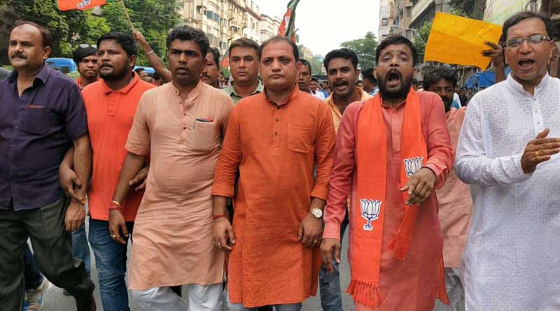 BJP workers stage protest in district party office in Cooch Behar