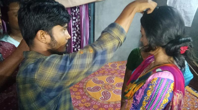 Finally Jalpaiguri man Ananta get married with his girlfriend
