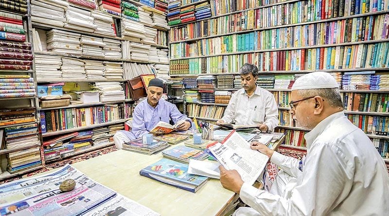 This Delhi library bosts of Geeta wrriten in Urdu, Ramayan in Parsi