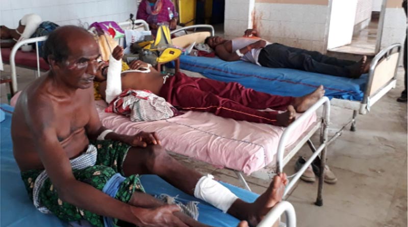 Clash between BJP workers and cops in Purulia's Balarampur