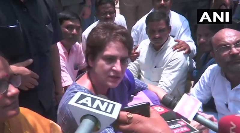 Police detains Congress leader Priyanka Gandhi in UP