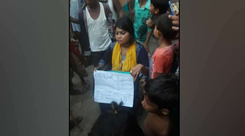 one person arrested from Nadia after his girlfriend staging dharna.