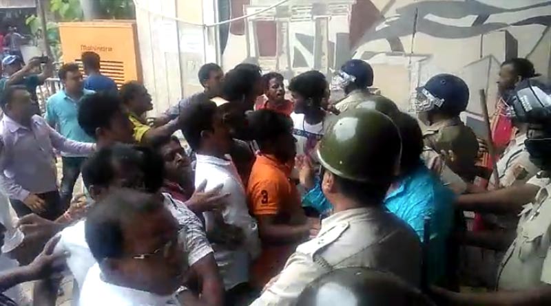 BJP supporters storm Gobardanga municipality, sparks violence