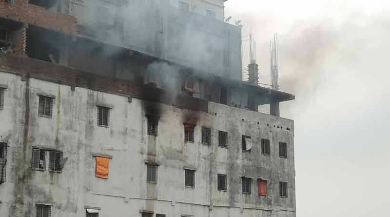 Fire breaks out at Kolkata's Nandram market again