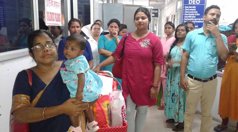 Orphan child handed over to Child Line authority in Diamond Harbour